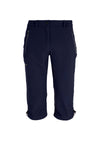 Silverpoint Womens Windermere Capri Trousers in Navy