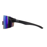 Sinner Azra Sunglasses in the colour Shiny black-matte grey shown from side.
