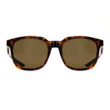 Sinner Bauhi Sunglasses in the colour Shiny Bown Tortoise Matte Black shown from the front
