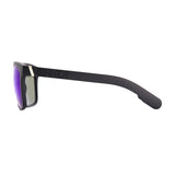 Sinner Thunder X Sunglasses in black blue oil shown from the side.