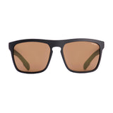 Sinner Thunder X Sunglasses in Matt Black colour shown from the front