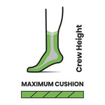 Smartwool Mountaineer Classic Edition Maximum Cushion Crew Socks diagram