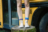 Solmate Bluebell Crew Socks converse compliment