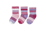 Solmate Lovebug Kids Socks shown flat