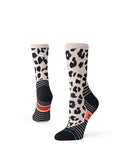 Stance Animaniac Mid Crew Sock in the colour String, shown on a foot shape
