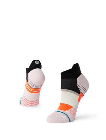 Stance Aptitude Tab Sock in the colour Lilacice  shown on a foot shape..