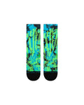 Stance Atliens Crew Sock in the colour Black shown flat from the underside