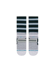  Stance Augusta Champion Crew Sock in the colour green shown flat from the underside.