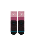 Stance Base Command Crew Sock in the colour purple shown flat from the underside