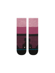 Stance Base Command Crew Sock in the colour purple shown flat from the topside