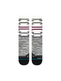 Stance Blanket Statement Crew Sock in the colour off white  shown flat from the topside