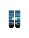 Stance C2 Quarter Running Sock in the colour Navy shown flat from the topside