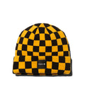 Stance Checked Out Beanie in the colour Golden, shown flat from the front