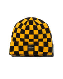 Stance Checked Out Beanie in the colour Golden, shown flat from the front