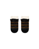 Stance Cozy Slipper Quarter Sock in the colour Black shown flat from the topside
