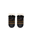 Stance Cozy Slipper Quarter Sock in the colour Black shown flat from the underside