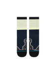 Stance Crawler Crew Sock in the colour mint hown flat from the topside