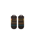 Stance Curren Light Tab Sock in the colour Olive shown flat from the underside