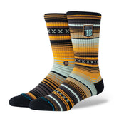 Stance Curren Parks Gold Crew Sock shown from front