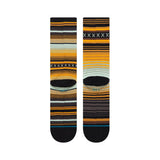 Stance Curren Parks Gold Crew Sock shown from below