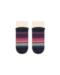 Stance Curren Slipper Sock in the colour Grape shown flat from the topside

