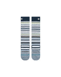Stance Curren Snow Sock in the colour Navy, shown flat from the topside