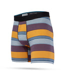 Stance Diatonic Boxer Brief in the colour brick shown from the front