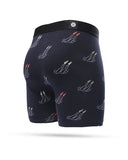 Stance Diver Boxer Brief in the colour Navy, shown from the back