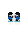 Stance Fields Tab Sock in the colour multi shown flat from the topside