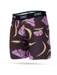 Stance Forya Boxer Brief in the colour dark brown shown from the front