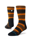 Stance Frederick Mid Crew Sock shown on a foot shape