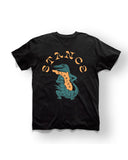 Stance Gator T-Shirt shown flat, from the front