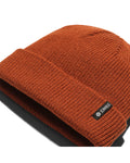 Stance Icon 2 Beanie in the colour Rust shown flat from the front