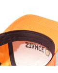 Stance Icon Snapback Hat in the colour Tangerine shown from the underside