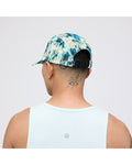 Stance Kinetic Adjustable Ripstop Cap in the colour Teal Camo shown from the back on a man's head