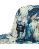 Stance Kinetic Adjustable Ripstop Cap in the colour Teal Camo shown from the up close
