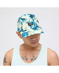 Stance Kinetic Adjustable Ripstop Cap in the colour Teal Camo shown from the front on a man