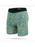Stance Lava Lamp Boxer Brief in the colour Teal, shown from the front