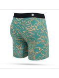 Stance Lava Lamp Boxer Brief in the colour Teal, shown from the back