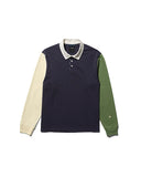 Stance Long Sleeve Rugby in the colour Dark Navy, shown from the front
