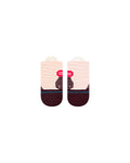 Stance Micro Light Tab Sock in the colour Magenta, shown flat from the topside
