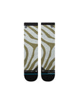 Stance Night Owl Hike Crew Sock in the colour teal shown flat from the topside