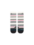 Stance Pack It Up Quarter Sock in the colour Black shown flat from the topside