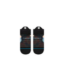 Stance Pop Light Tab Sock in the colour Black, shown flat from the underside