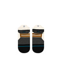 Stance Quadrilateral Light Tab Sock in the colour Canvas, shown flat from the back