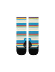 Stance Ralph Crew Sock in the colour blue flat from the topside