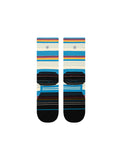 Stance Ralph Crew Sock in the colour blue flat from the underside