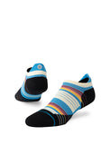 Stance Ralph Tab Sock in the colour blue shown on a foot shape..