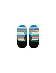 Stance Ralph Tab Sock in the colour blue shown flat from the topside