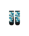Stance Serengeti Light Quarter Sock in the colour Teal, shown flat from the topside